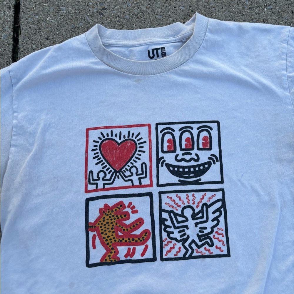Keith Haring X Uniqlo White Tee Shirt